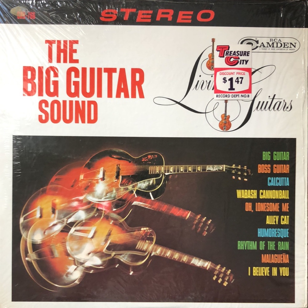 Living Guitars The Big Guitar Sound Vinyl Lp '63